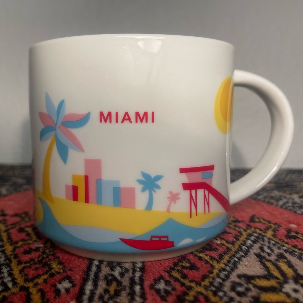 Starbucks Miami "You are Here" Series Ceramic Mug